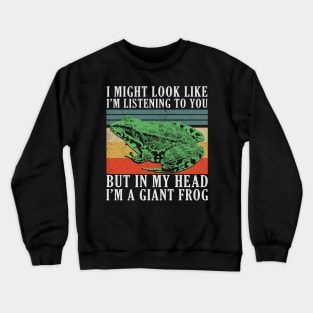 I'M A GIANT FROG Vintage Crewneck Sweatshirt